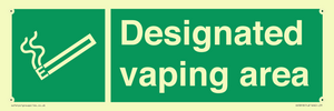 Designated vaping area